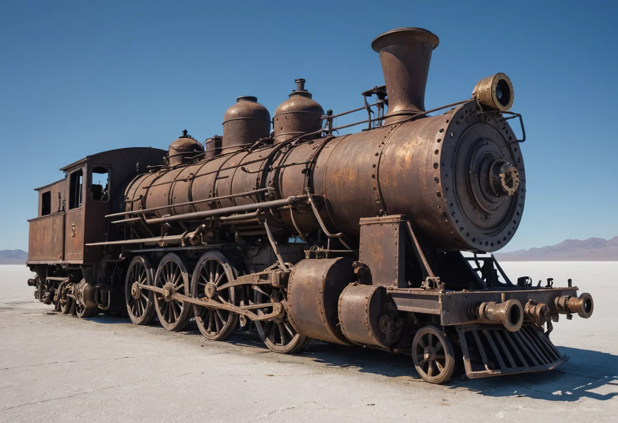 Forgotten Engine — AI generated image