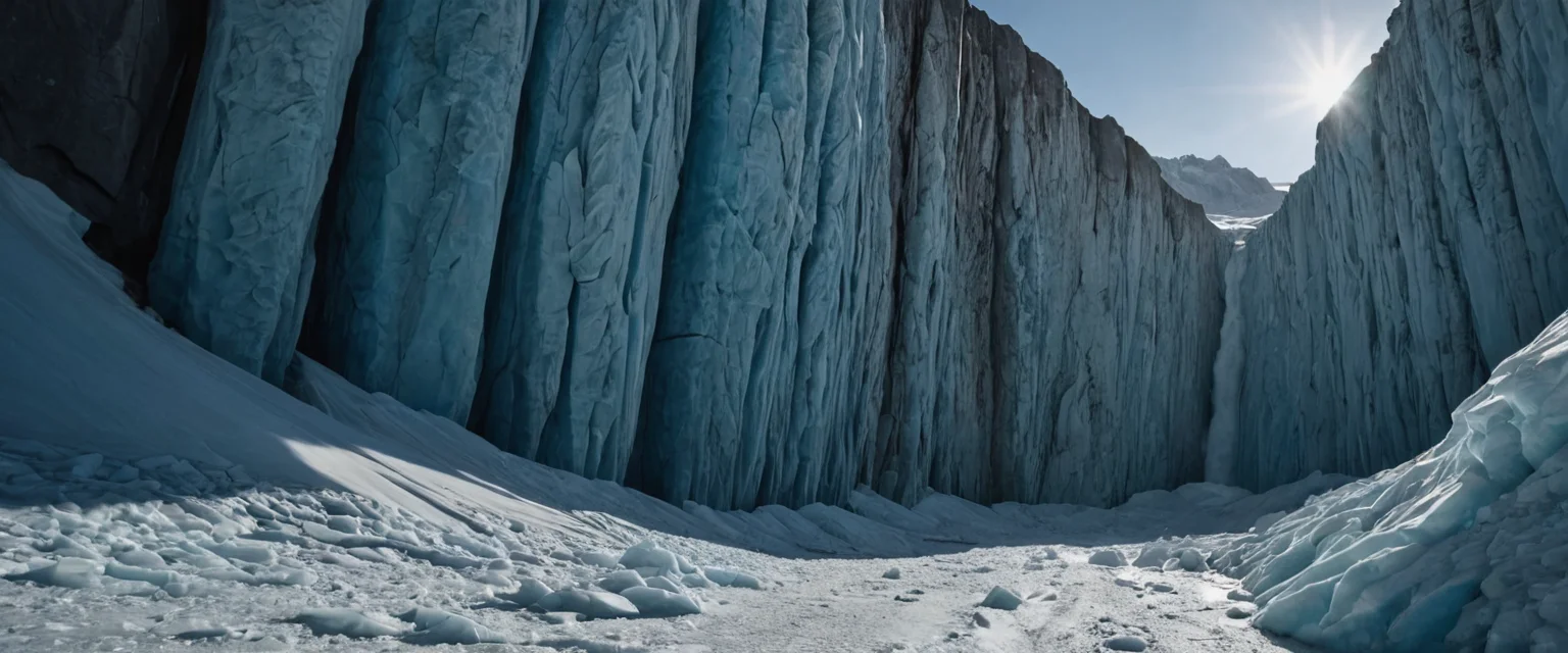 Glacial Monolith — AI generated image