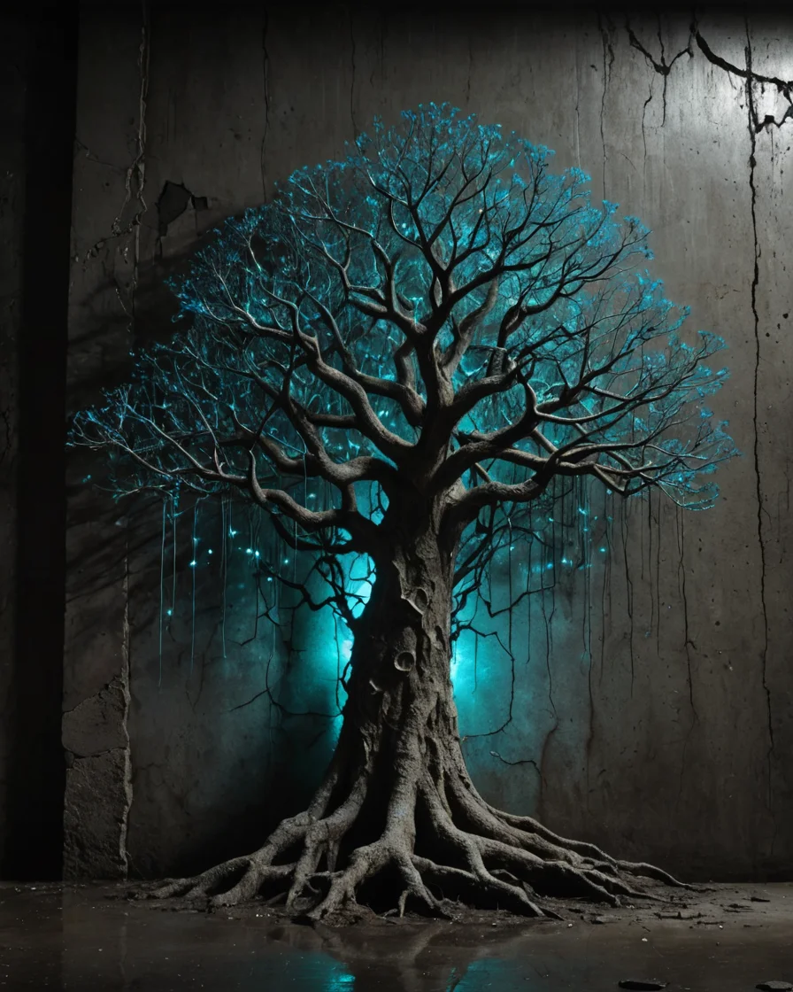 Fungal Monolith — AI generated image