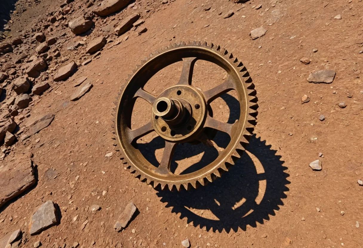 Gear Canyon — AI generated image