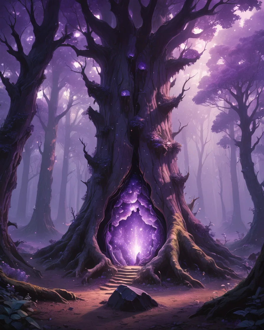Geode Forest Canopy — AI generated image