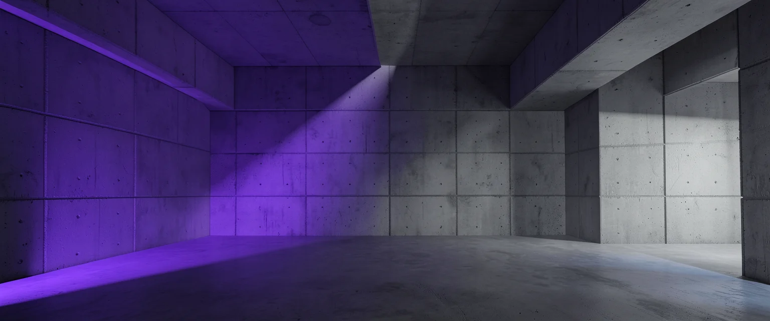 Violet Geometry — AI generated image