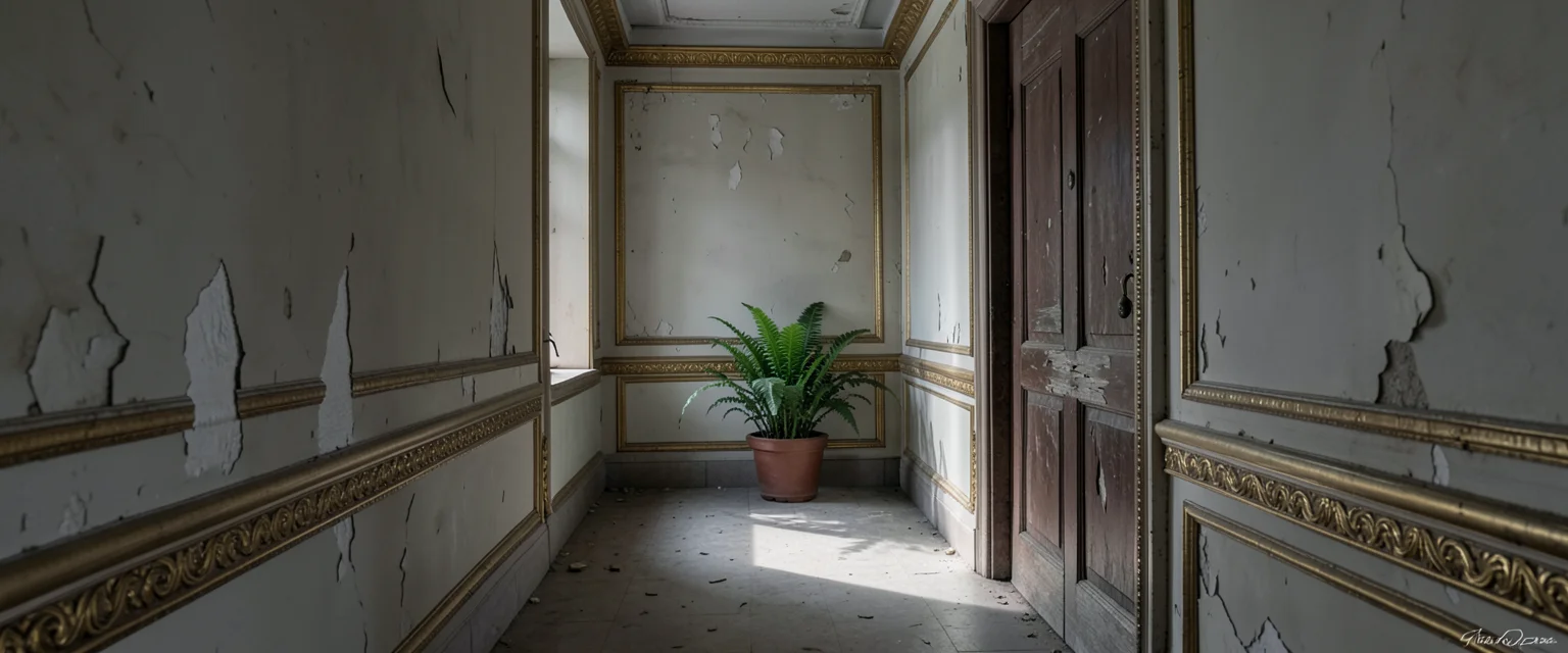 Gilded Geometry — AI generated image