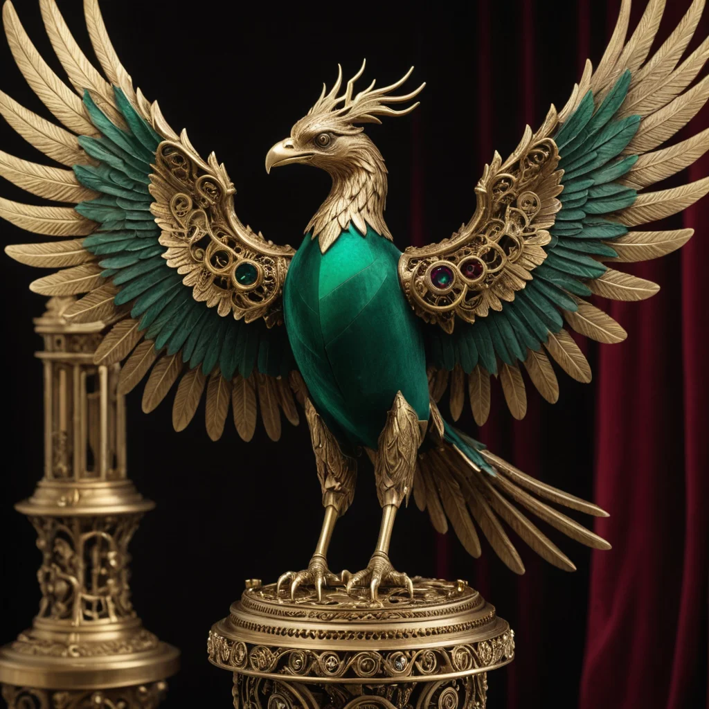 Clockwork Phoenix — AI generated image