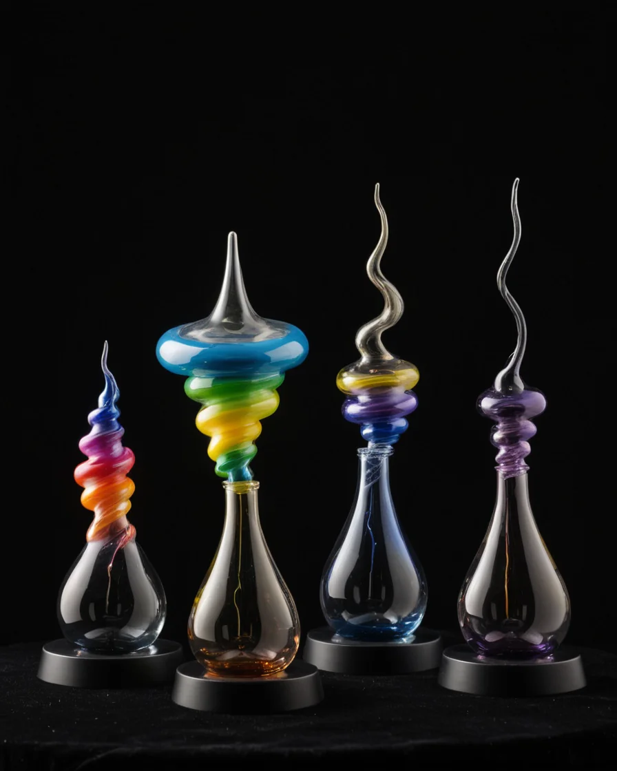 Weather Systems, Hand-Blown Glass — AI generated image