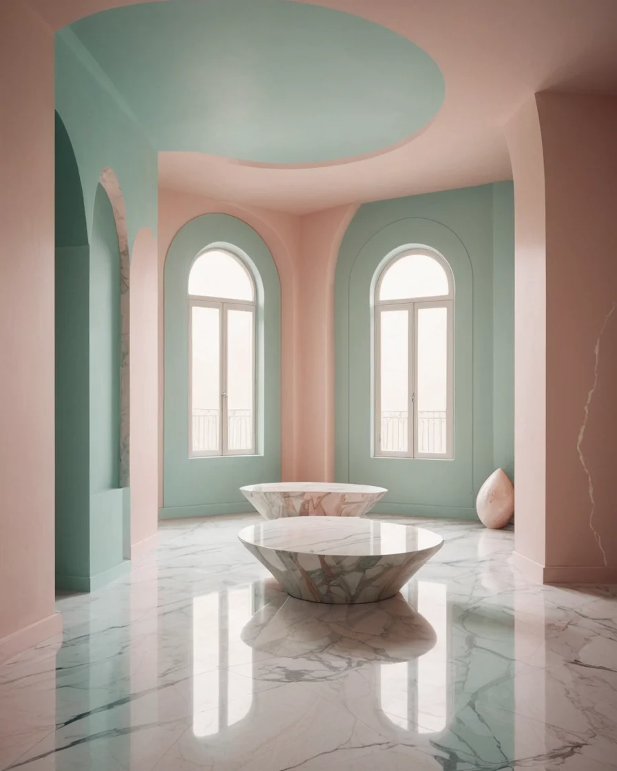 Impossible Geometry Interior — AI generated image