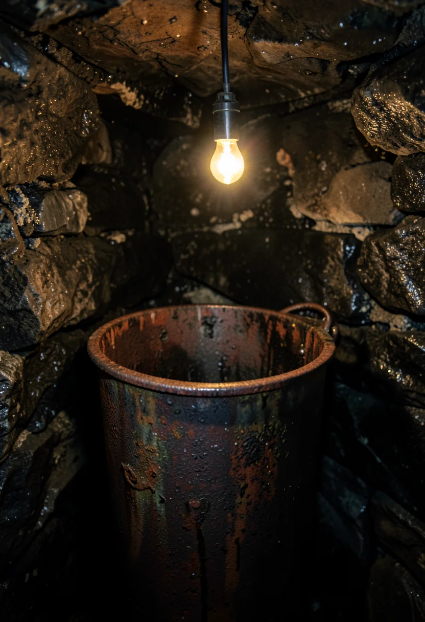 Basement Reflection — AI generated image