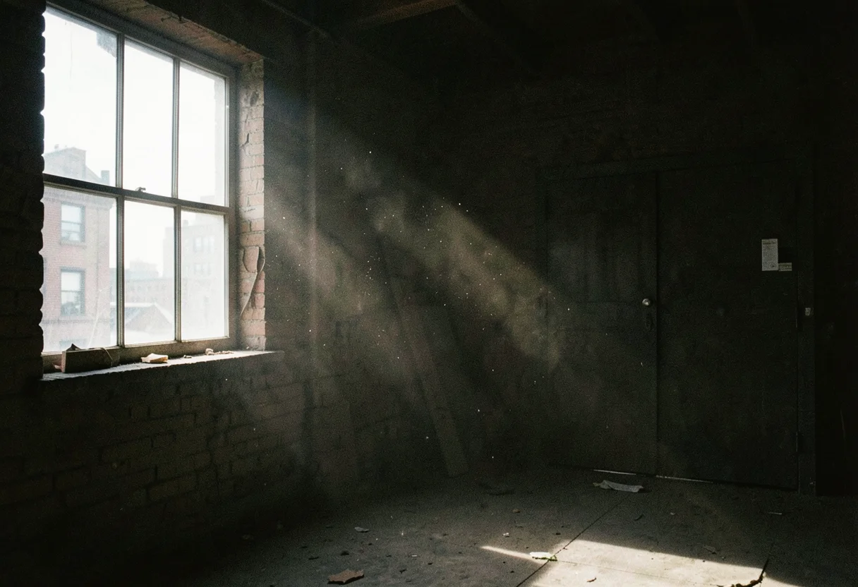 Industrial Quiet Hour — AI generated image