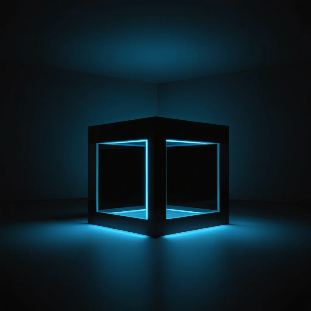 Impossible Geometry Cube — AI generated image