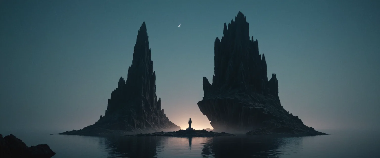 Floating Geometry — AI generated image