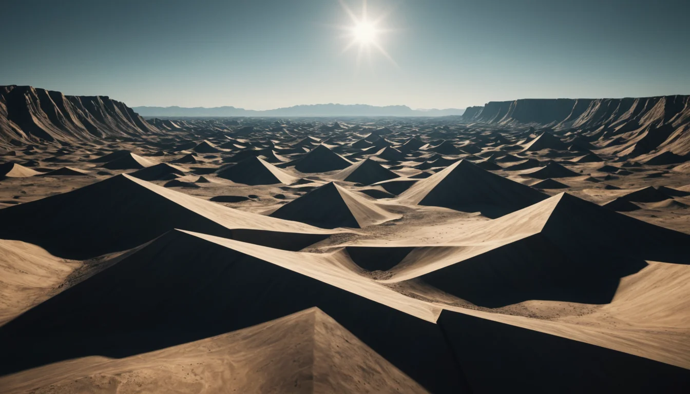 Fractured Horizon — AI generated image