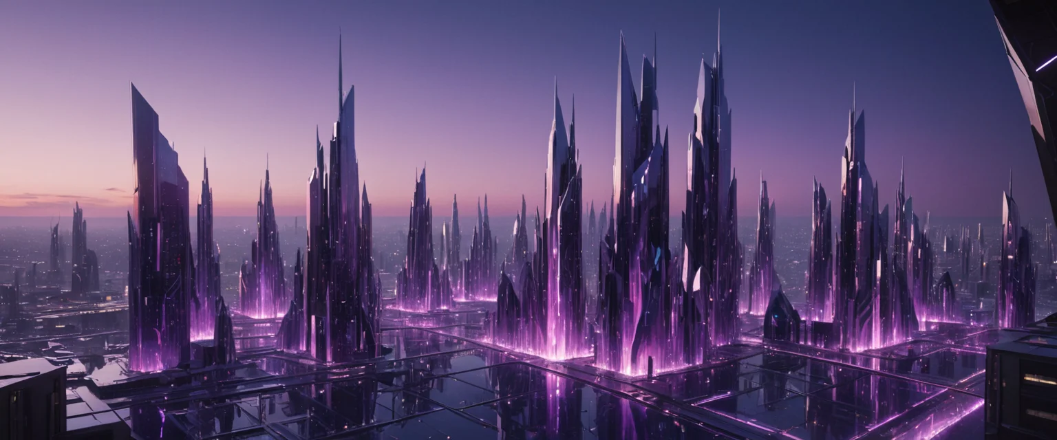 Refractive Monolith — AI generated image
