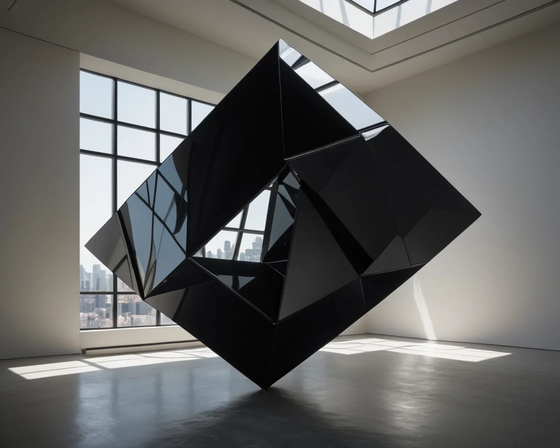 Impossible Monolith — AI generated image