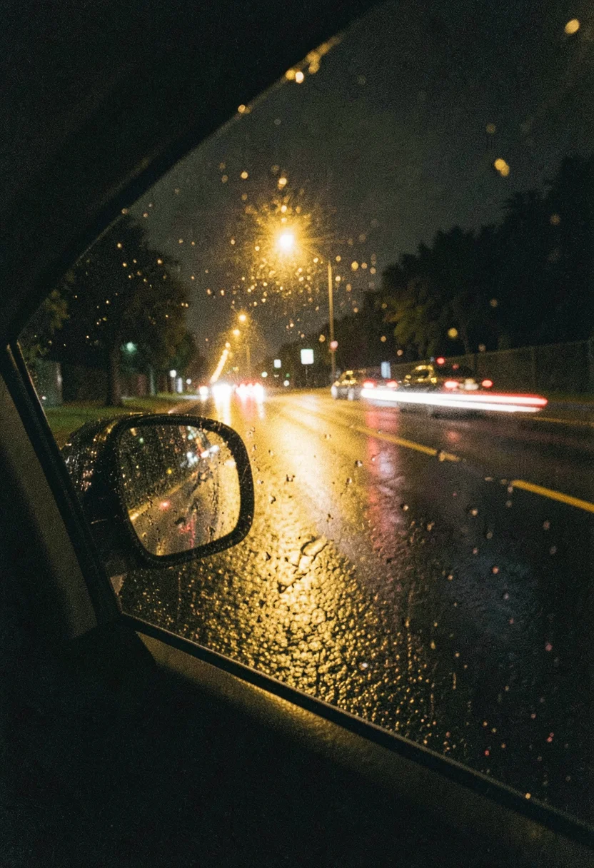 Indie Sleaze Night Drive — AI generated image