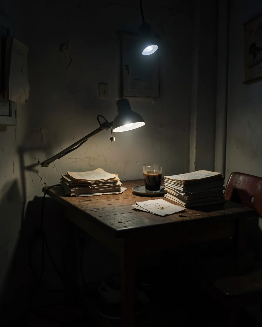 Low Light Residency — AI generated image