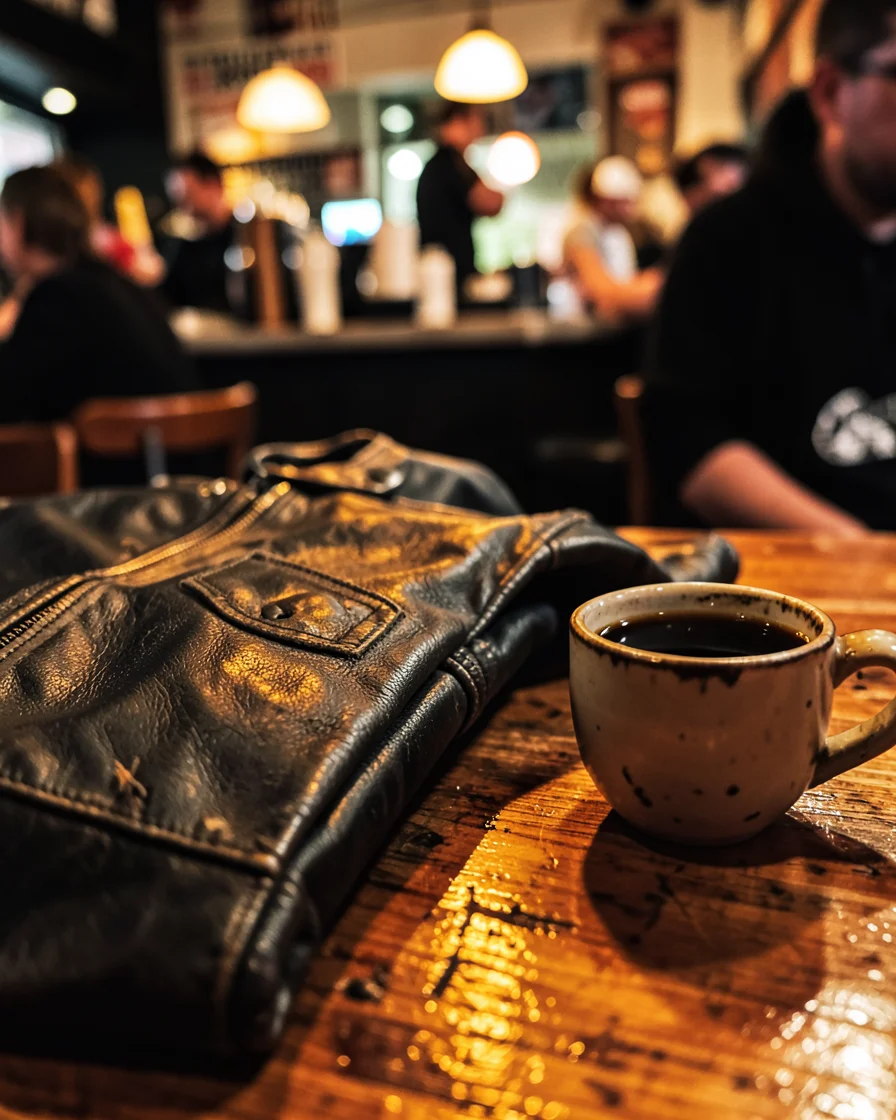Late Night Coffee — AI generated image