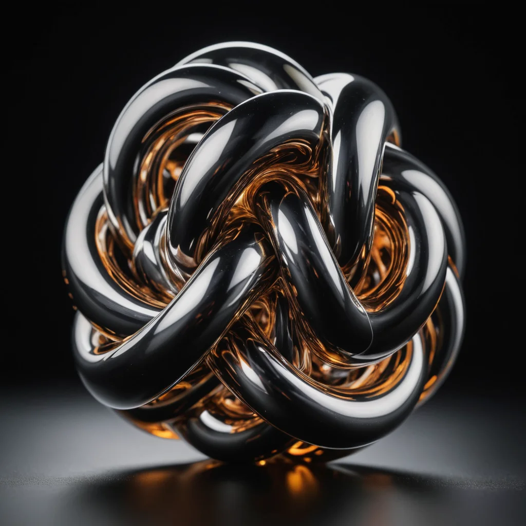 Kinetic Fluid Flow — AI generated image