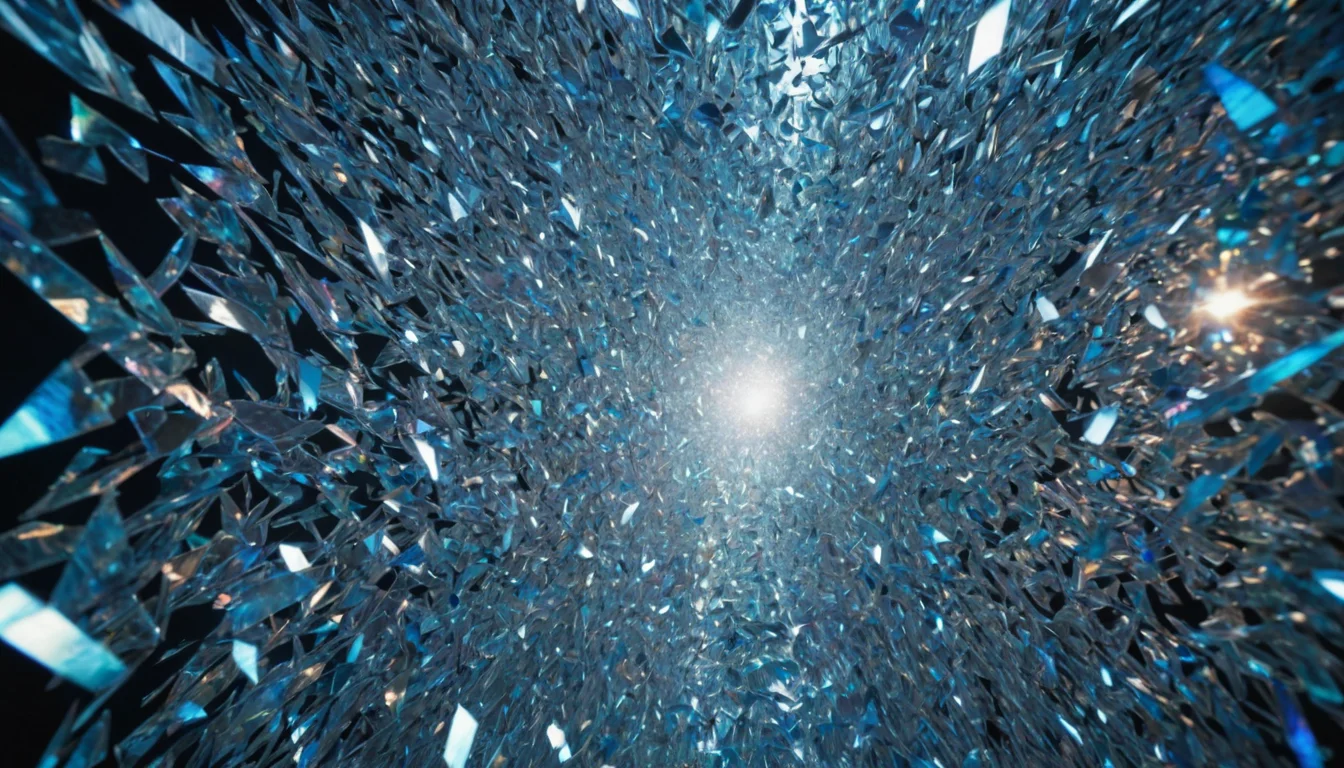 Kinetic Glass Tapestry — AI generated image