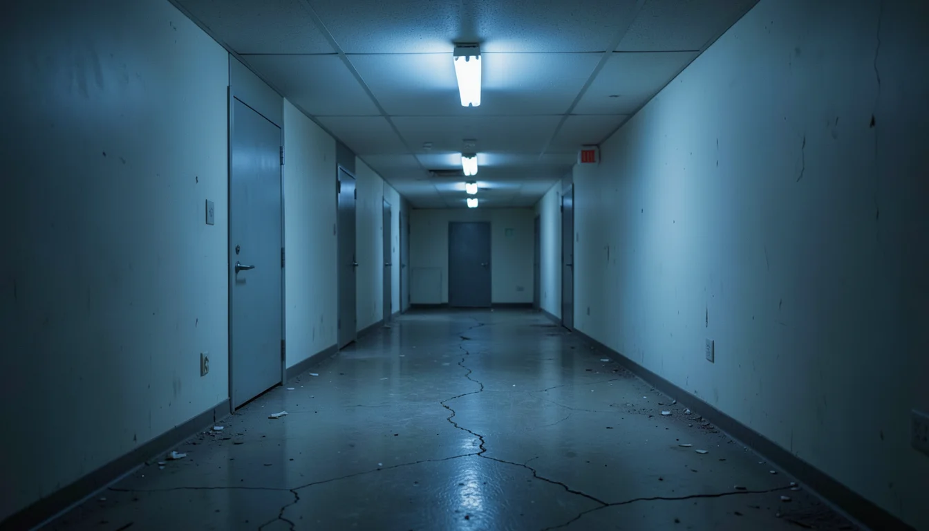 Liminal Hallway — AI generated image