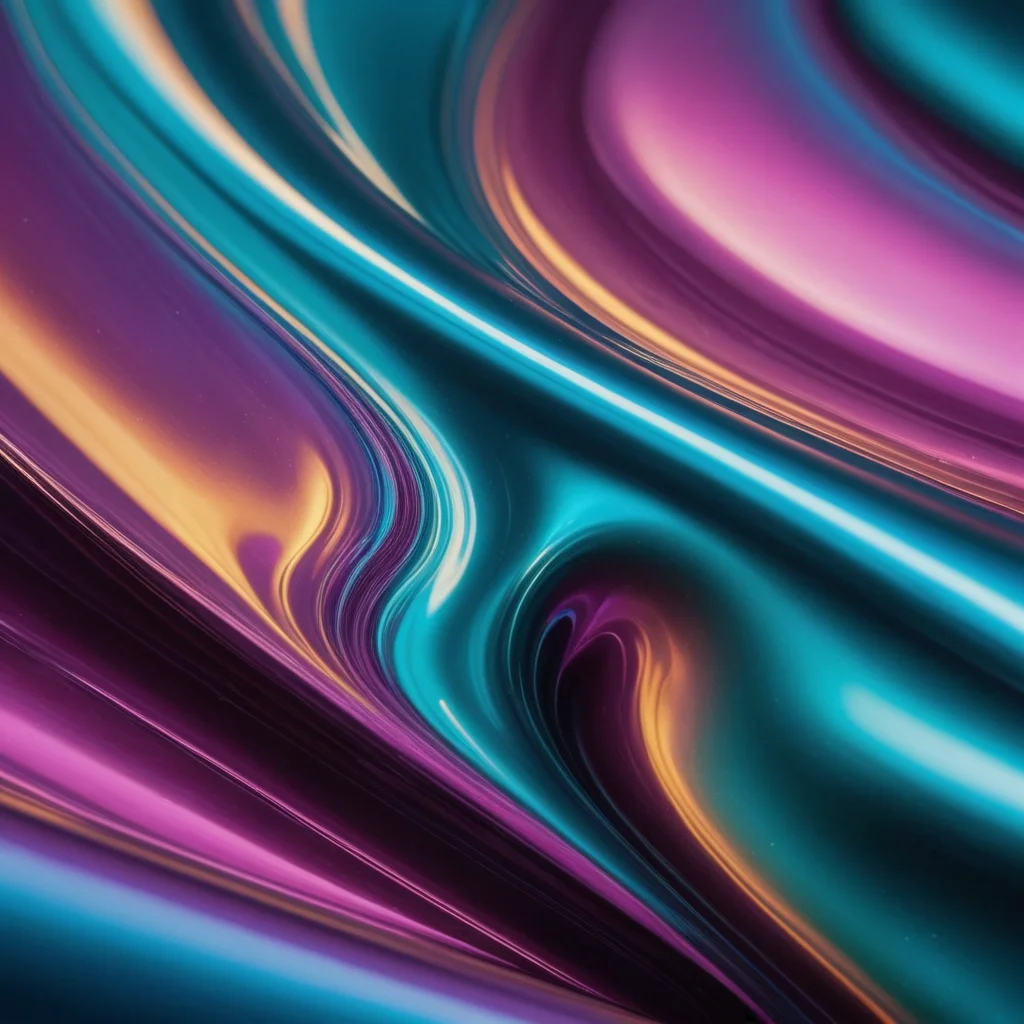Liquid Light Refraction — AI generated image