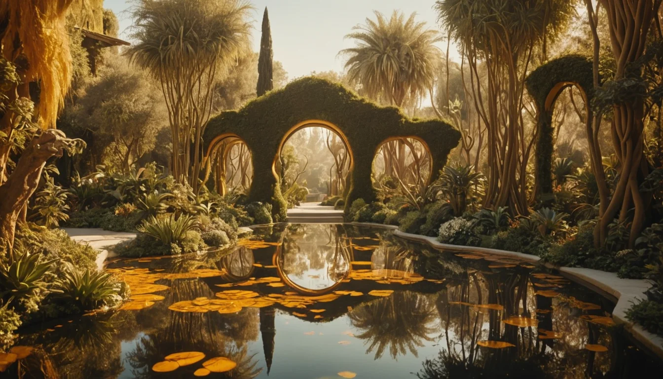 Liquid Time Garden II — AI generated image