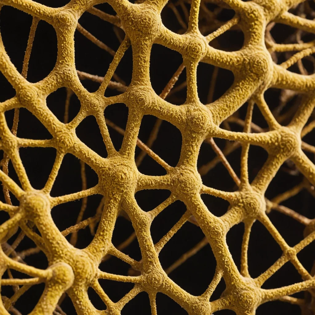 Macro Fungal Engine — AI generated image