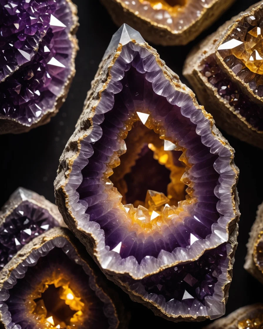 Macro Geode — AI generated image