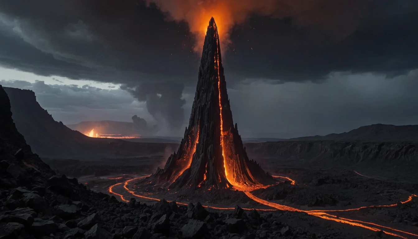 Lava Citadel — AI generated image