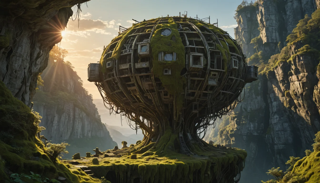 Mechanical Nest Ruin — AI generated image