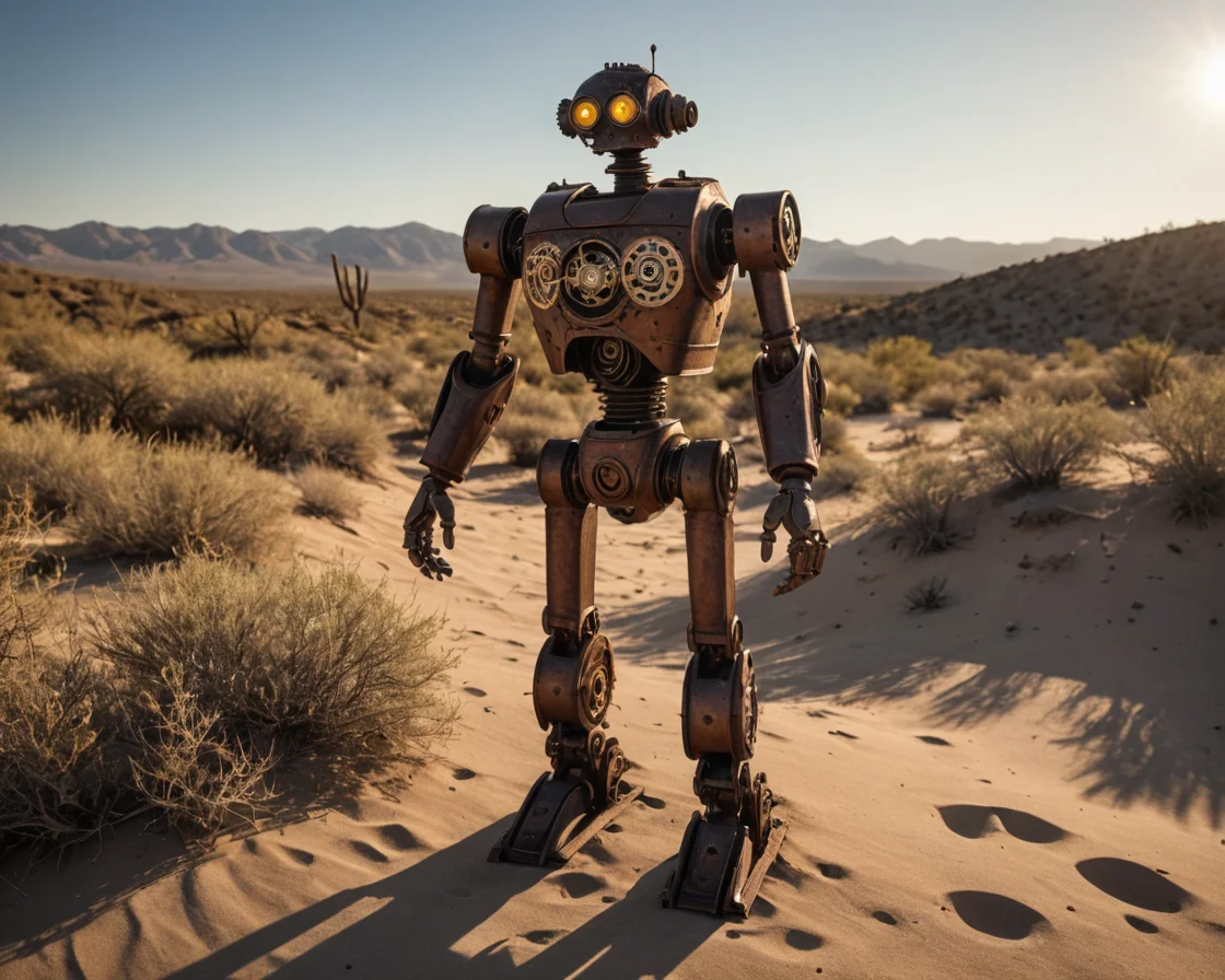 Rust Automaton — AI generated image