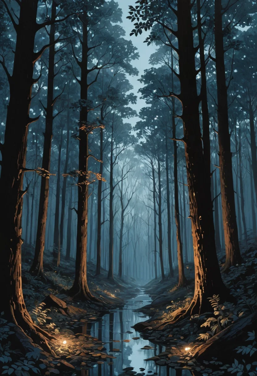 Crystalline Arbor — AI generated image
