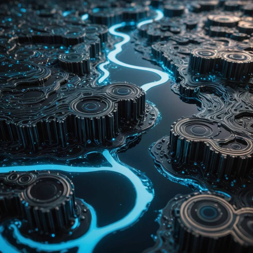 Silicon Flow — AI generated image