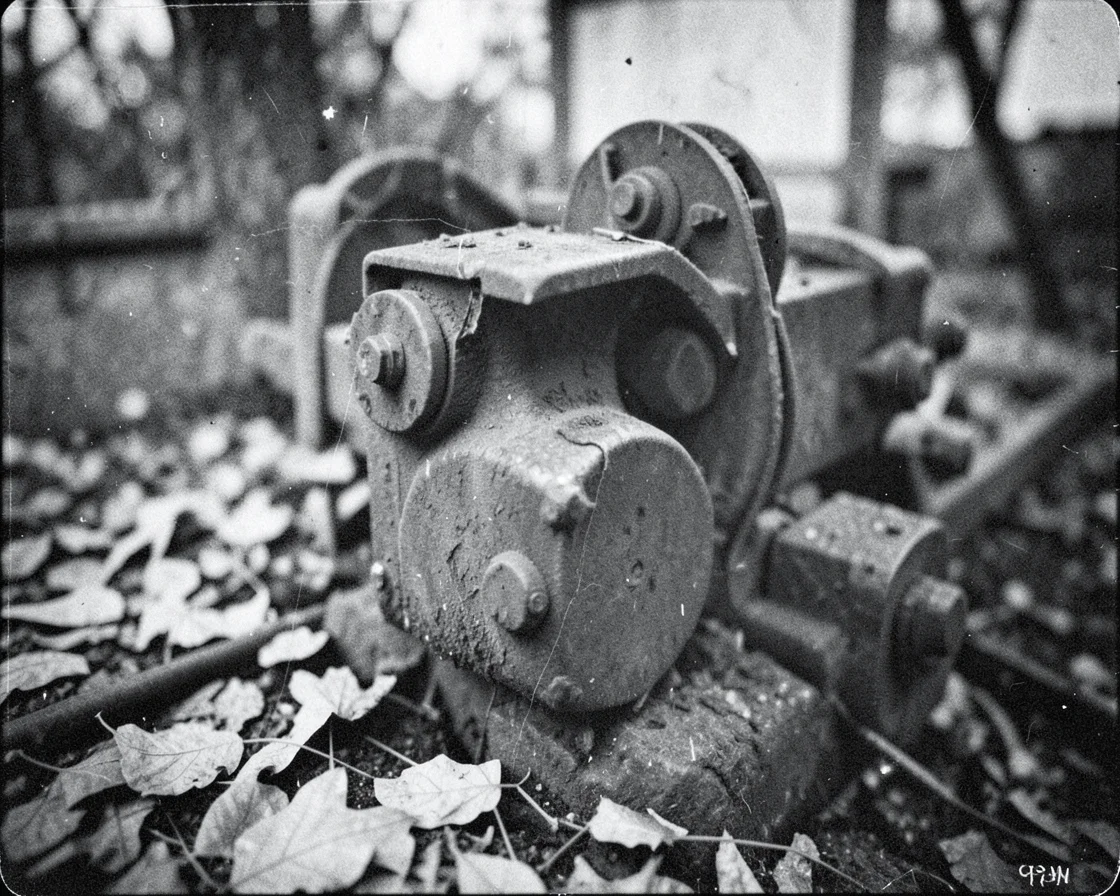 Analog Decay Study — AI generated image