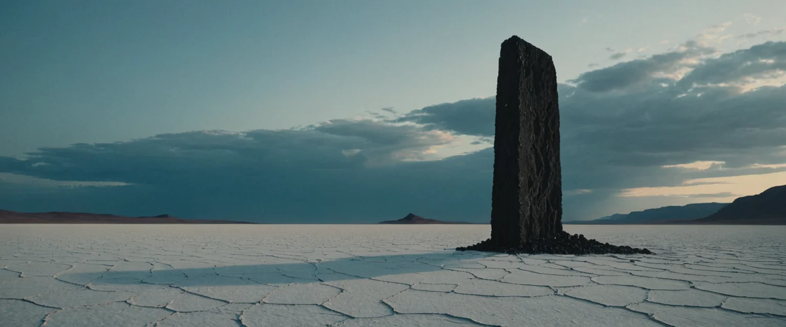 The Whispering Monolith — AI generated image