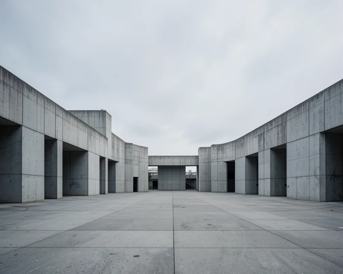 Stark Structural Quiet — AI generated image