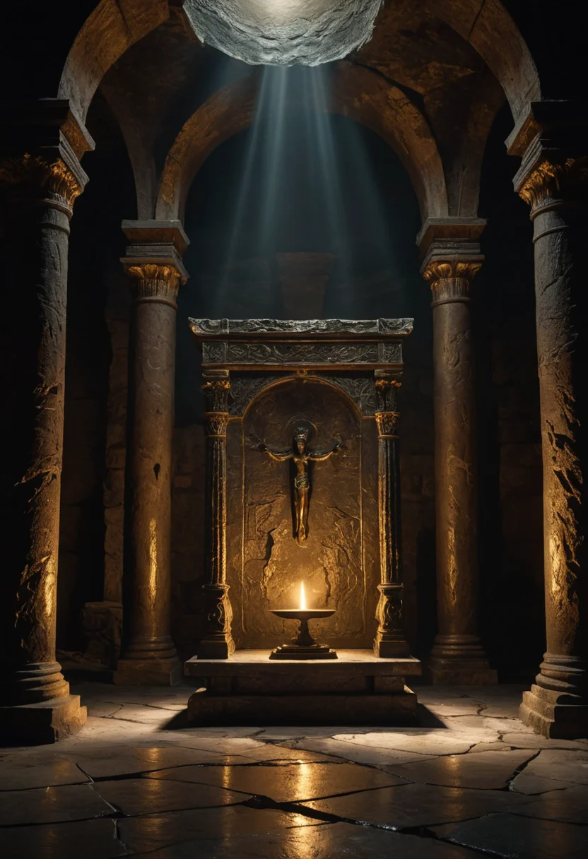 Bronze Oracle Chamber — AI generated image