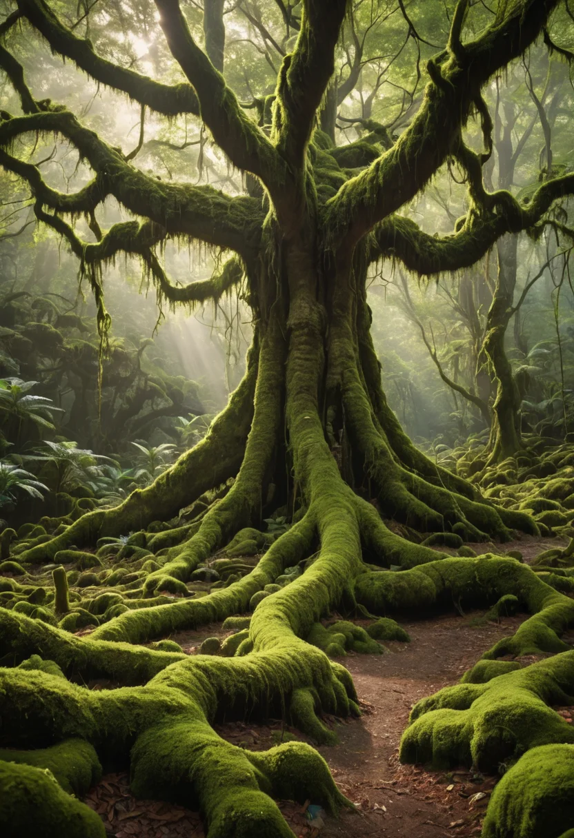 Mythic Grove — AI generated image
