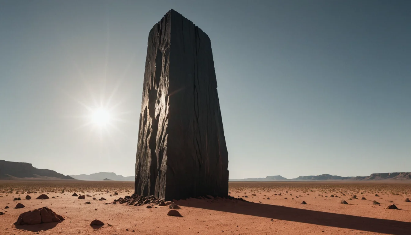 Obsidian Desert Sentinel — AI generated image