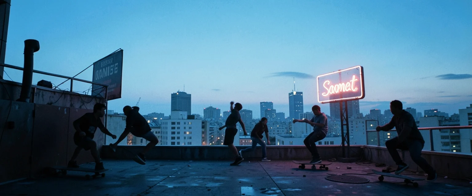 Rooftop Zenith — AI generated image