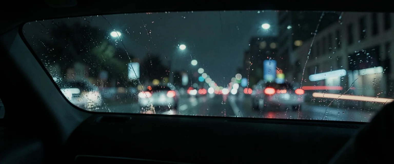 Night Drive Haze — AI generated image