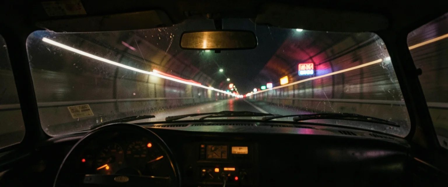 Indie Sleaze Drive — AI generated image