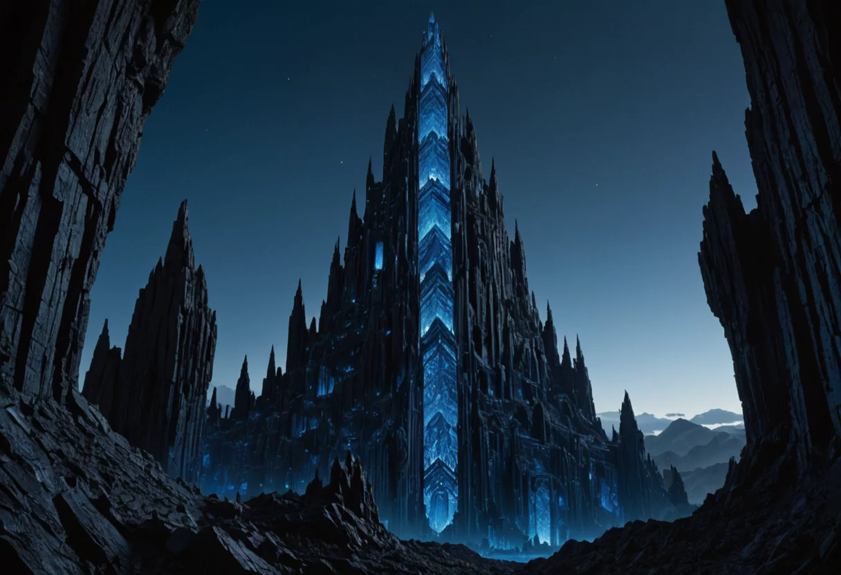 Obsidian Citadel — AI generated image