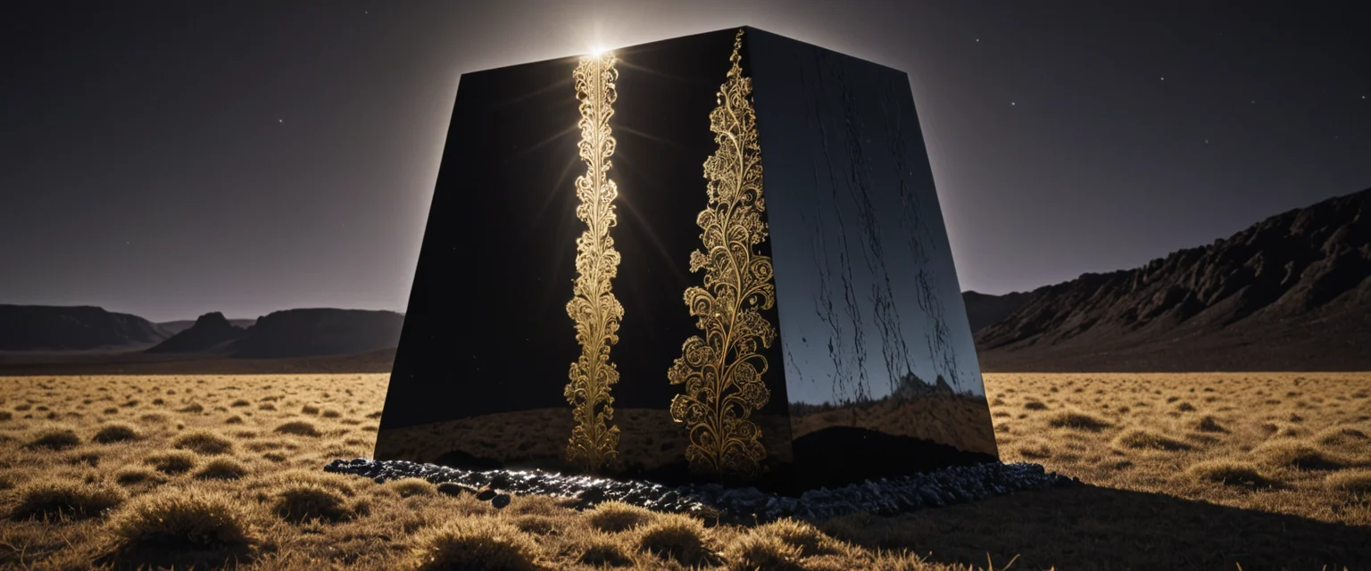 Obsidian Geometry — AI generated image