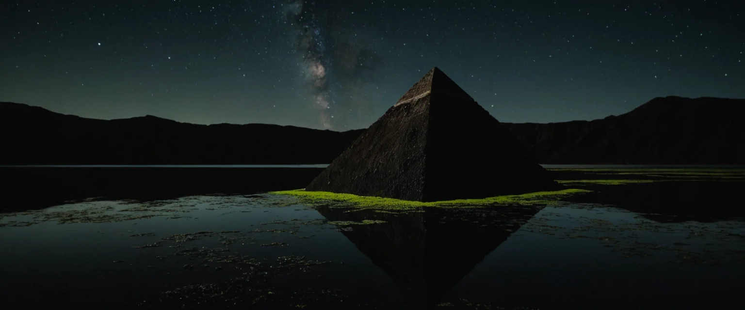 Obsidian Monolith — AI generated image