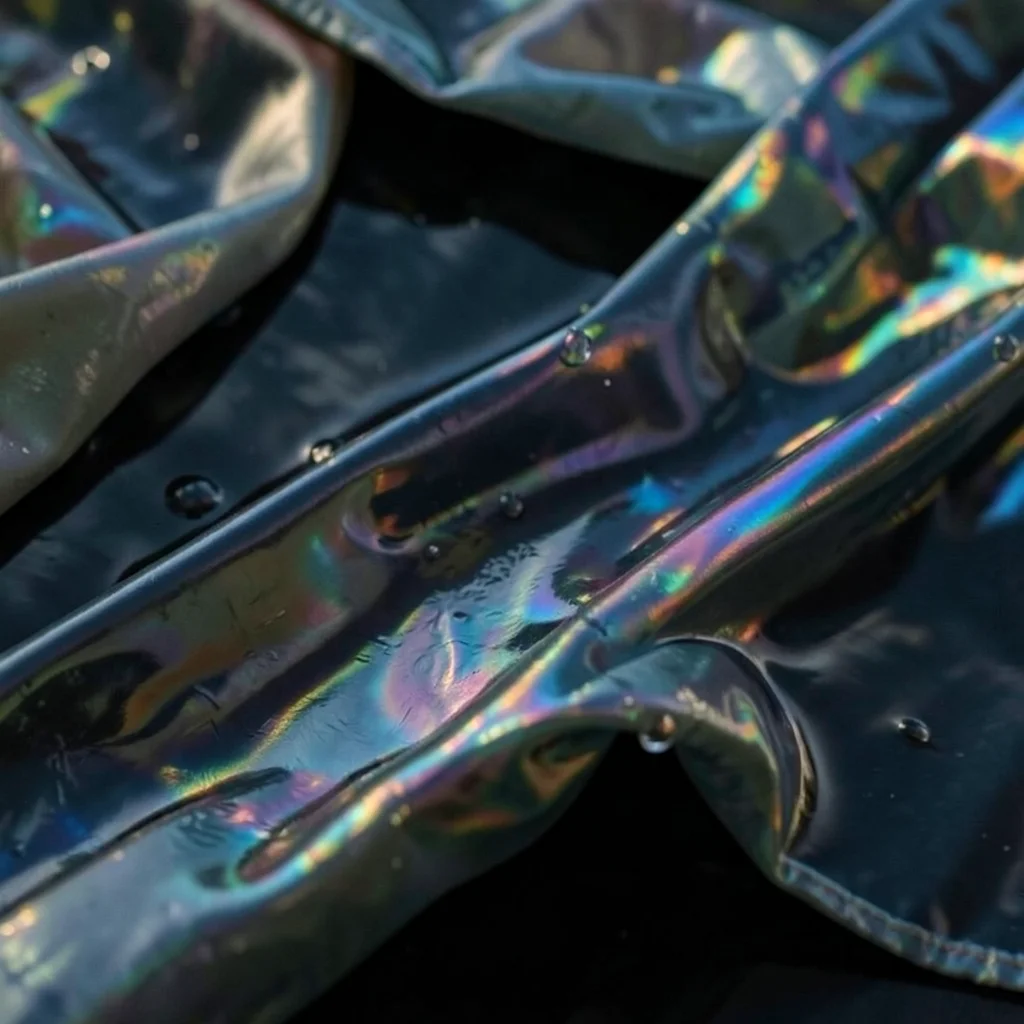 Iridescent Fabric — AI generated image