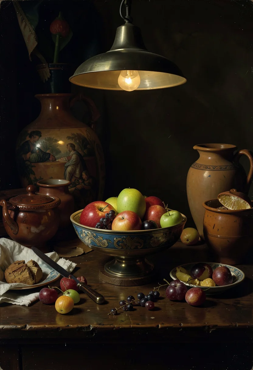 The Gilded Table — AI generated image