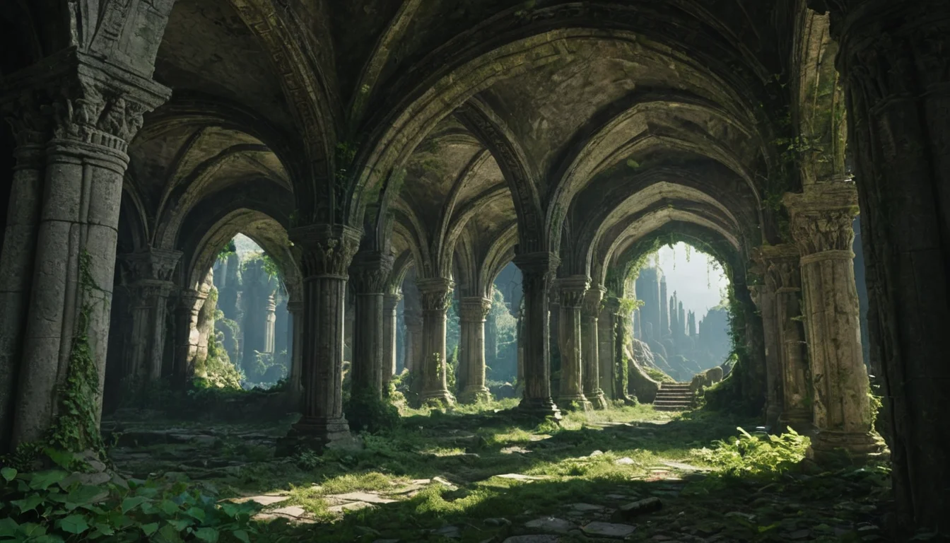 The Hollow Archive (architecture) — AI generated image