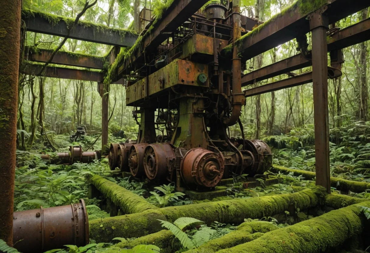 Verdigris Decay — AI generated image