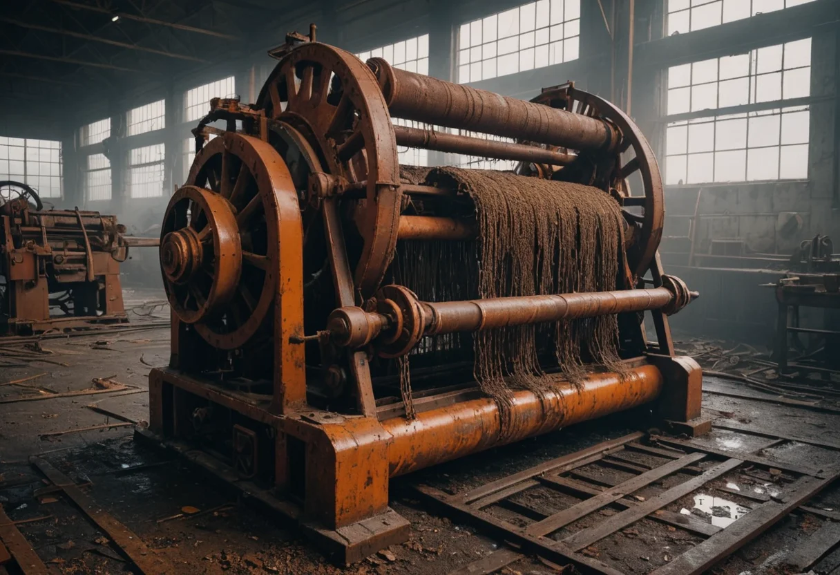 The Forgotten Loom — AI generated image
