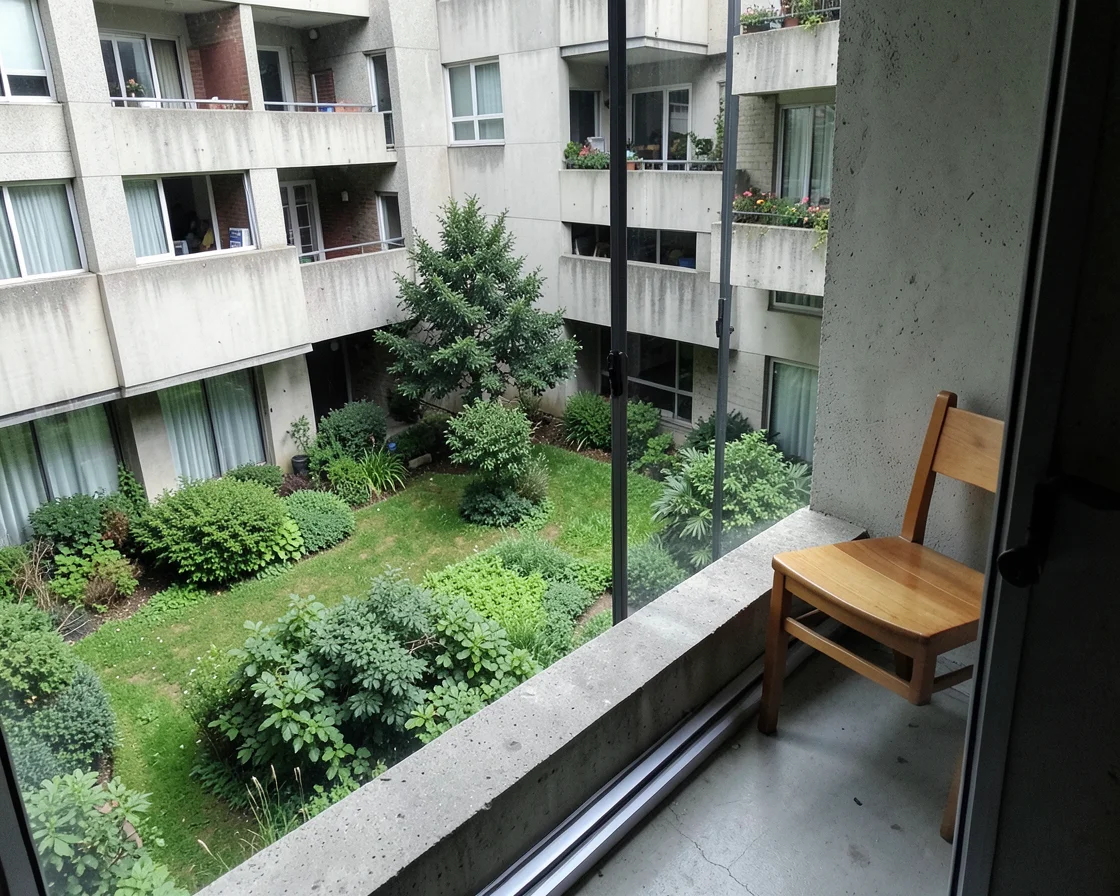 Concrete Hearth — AI generated image